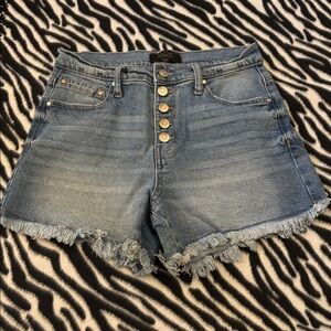 Women's Light Blue Jean Shorts